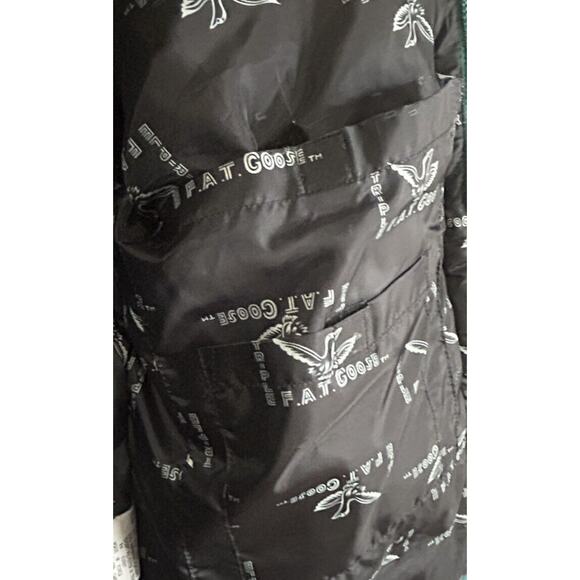 Vintage Triple FAT Goose Down Green Insulated Coat Jacket Size XL 1990s 62897 - Picture 13 of 16